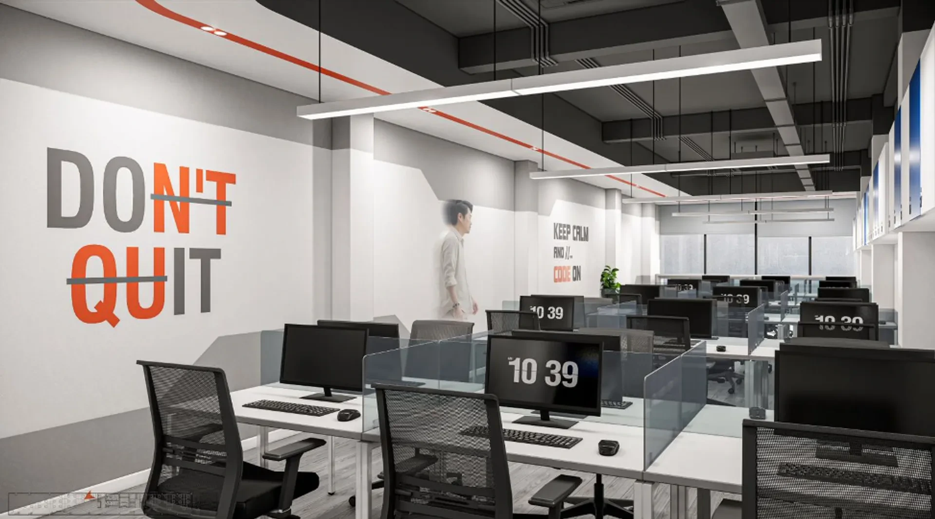 VNCHIP Clean Room Office - Don't Quit